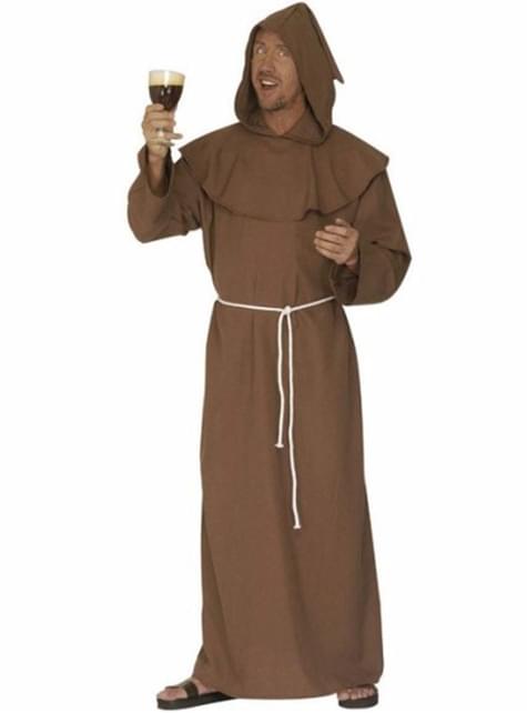 Disfraz de monje capuchino para hombre
