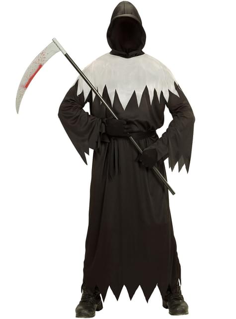 Disfraz de muerte de las tinieblas para hombre talla grande