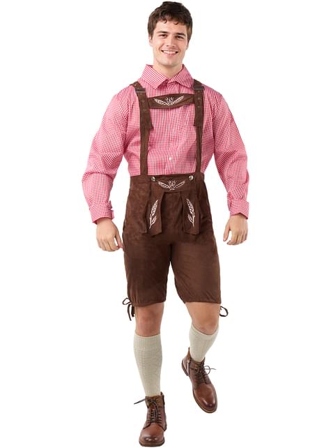 Disfraz de Oktoberfest deluxe para hombre talla grande - Funiglobal | Funidelia