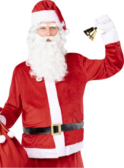 Disfraz de Papá Noel Deluxe para hombre - Funiglobal | Funidelia