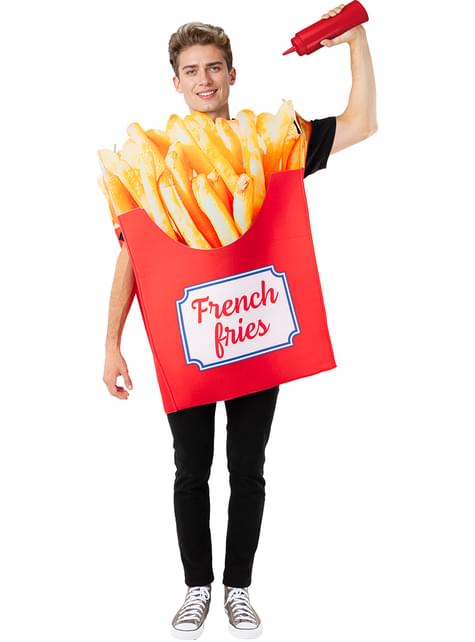 Disfraz de patatas fritas para adulto - Funiglobal | Funidelia