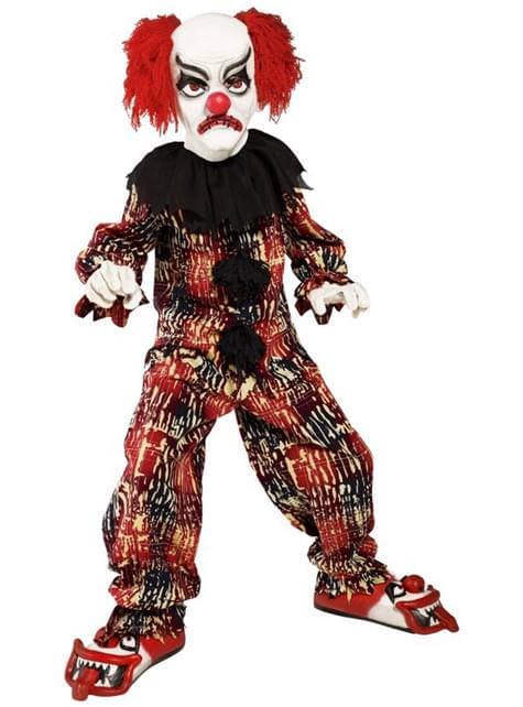 Disfraz de payaso espeluznante infantil