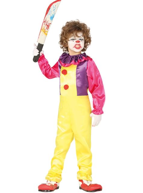 Disfraz de payaso maléfico para niño