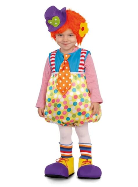 Disfraz de payaso multicolor infantil