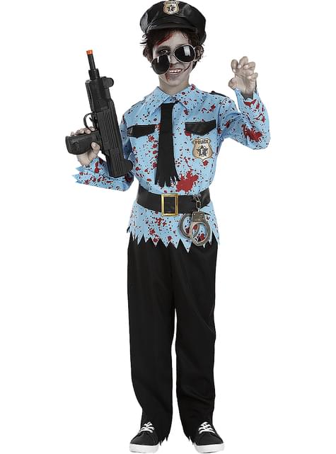Disfraz de policía zombie con accesorios - Funiglobal | Funidelia