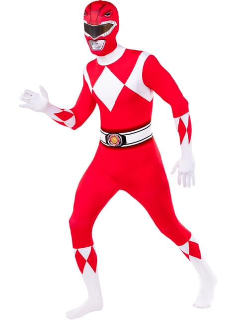 Disfraz de Power Ranger rojo segunda piel talla grande - Funiglobal | Funidelia
