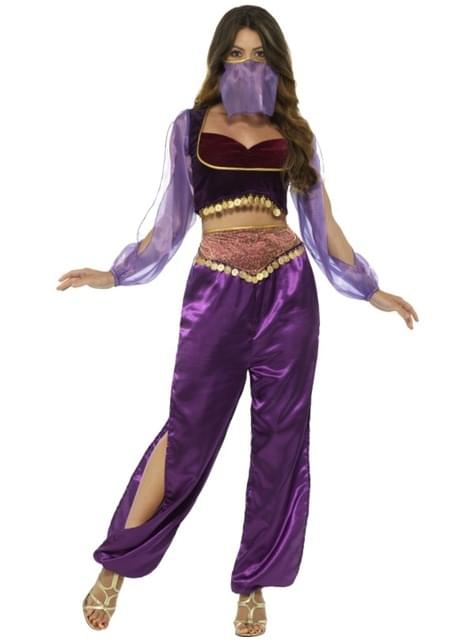 Disfraz danza del vientre morado para mujer - Smiffys | Funidelia