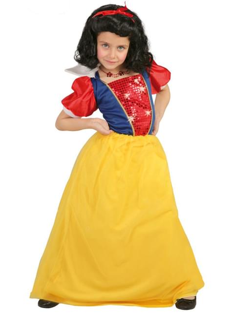 Disfraz de Blancanieves del bosque para niña - Guirca | Funidelia