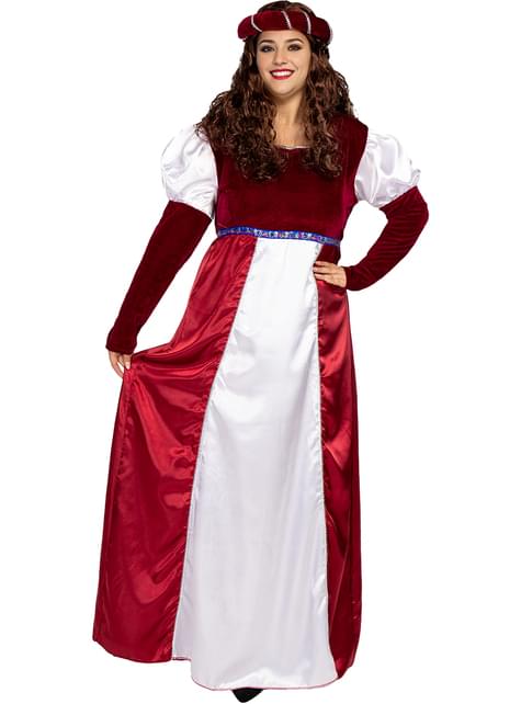 Disfraz de princesa medieval para mujer talla grande - Funiglobal | Funidelia