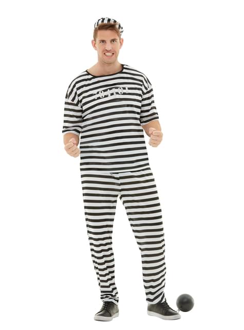 Disfraz de prisionero con bola talla grande - Funiglobal | Funidelia