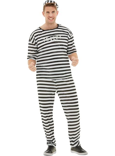 Disfraz de prisionero talla grande - Funiglobal | Funidelia
