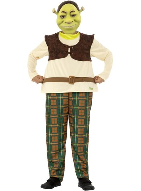 Disfraz de Shrek para niño