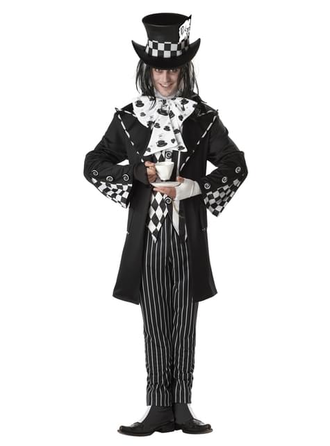 Disfraz de sombrerero loco tenebroso para hombre - California Costumes | Funidelia