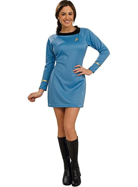 Disfraz de Star Trek deluxe azul para mujer - Rubies USA | Funidelia