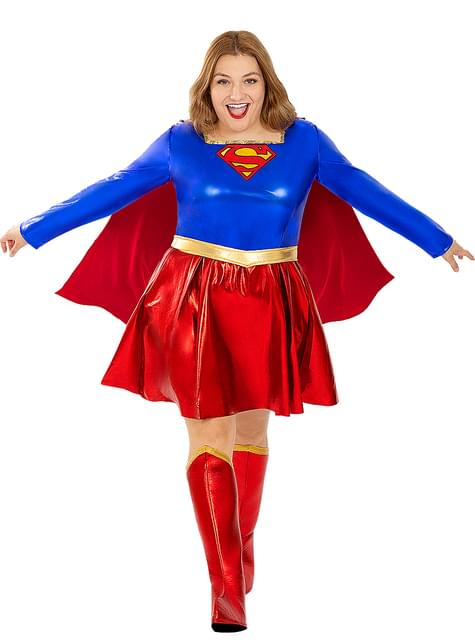 Disfraz de Supergirl sexy para mujer talla grande - Funiglobal | Funidelia