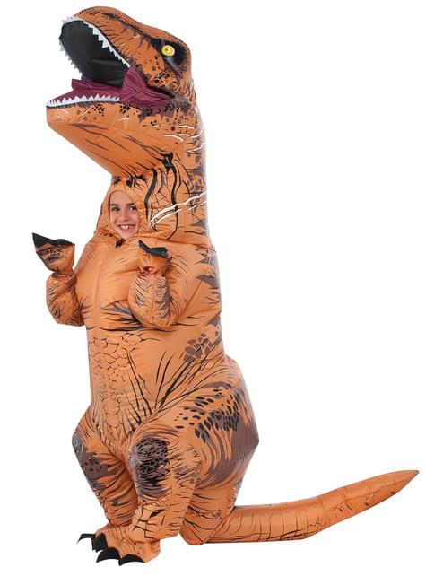 Disfraz de dinosaurio T-Rex inflable infantil - Jurassic World - Rubies USA | Funidelia