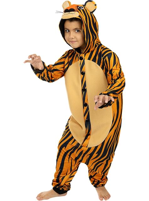 Disfraz de tigre onesie para niños - Funiglobal | Funidelia