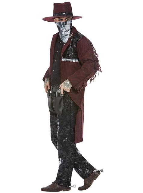 Disfraz de vaquero esqueleto Deluxe para hombre - Smiffys | Funidelia