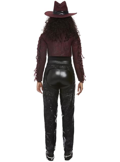 Disfraz de vaquero esqueleto Deluxe para mujer - Smiffys | Funidelia