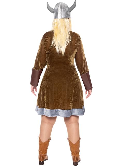 Disfraz de vikinga para mujer talla grande - Funiglobal | Funidelia
