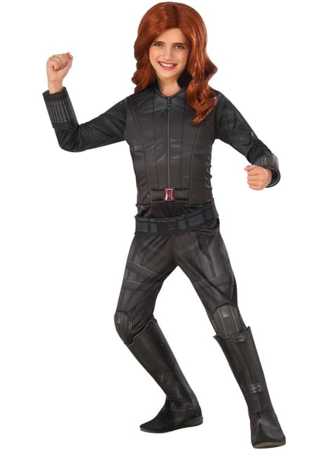 Disfraz de Viuda Negra Capitán América Civil War deluxe para niña - Rubies USA | Funidelia