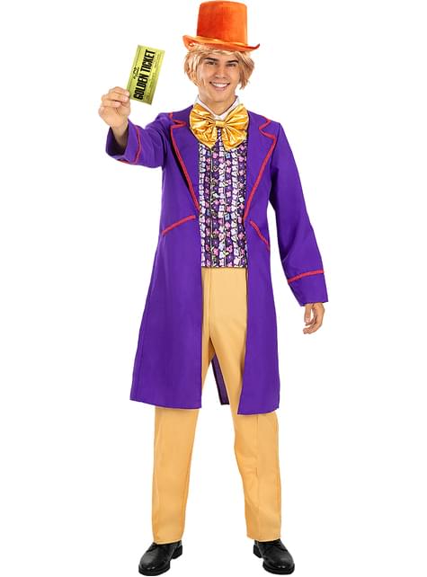 Disfraz de Willy Wonka para hombre - Charlie y la Fábrica de Chocolate - Funiglobal | Funidelia