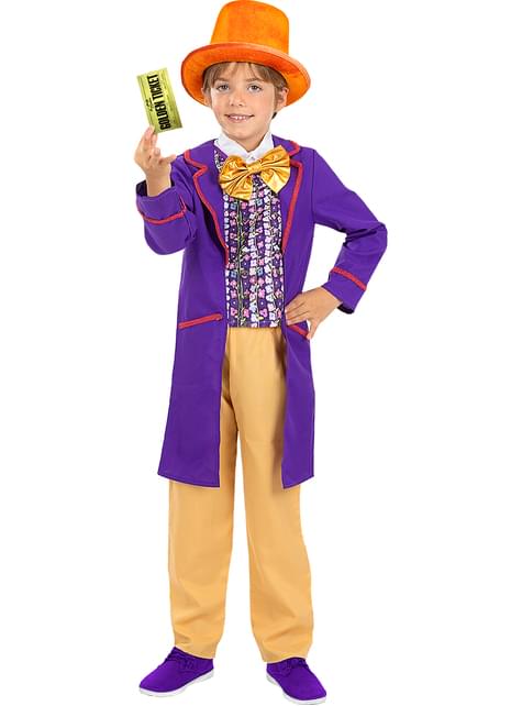 Disfraz de Willy Wonka para niño - Charlie y la Fábrica de Chocolate - Funiglobal | Funidelia