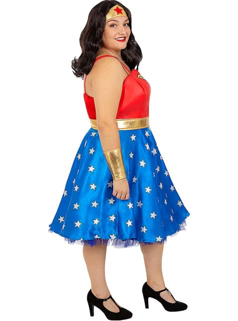 Disfraz de Wonder Woman clásico talla grande - Funiglobal | Funidelia
