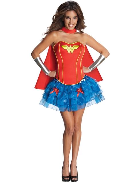 Disfraz de Wonder Woman corsé - Rubies USA | Funidelia