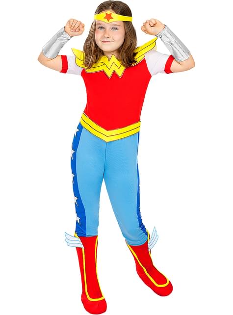 Disfraz de Wonder Woman DC Super Hero Girls para niña - Funiglobal | Funidelia