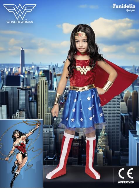 Disfraz de Wonder Woman para niña - Funiglobal | Funidelia