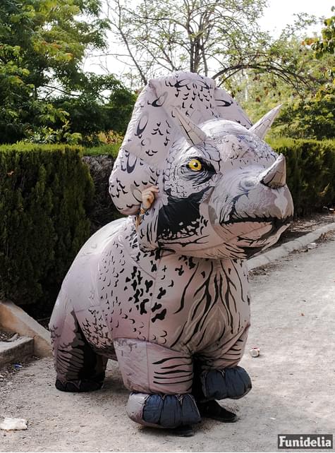 Disfraz de dinosaurio Triceratops inflable para adulto - Jurassic World - Rubies USA | Funidelia