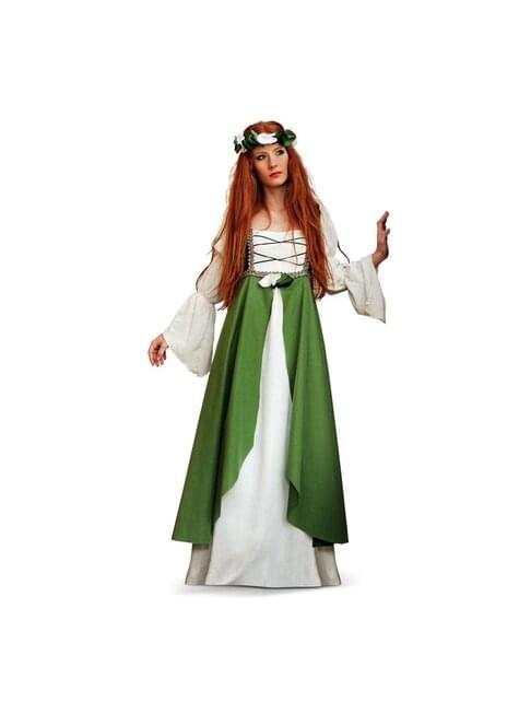 Disfraz medieval Clarisa verde - Limit | Funidelia