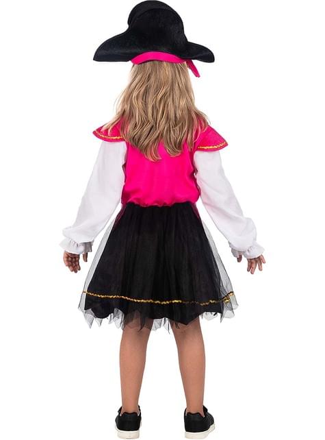 Disfraz pirata rosa para niña - Funiglobal | Funidelia