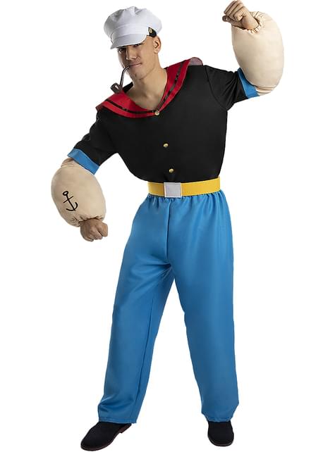 Disfraz Popeye adulto - Talla grande - Funiglobal | Funidelia