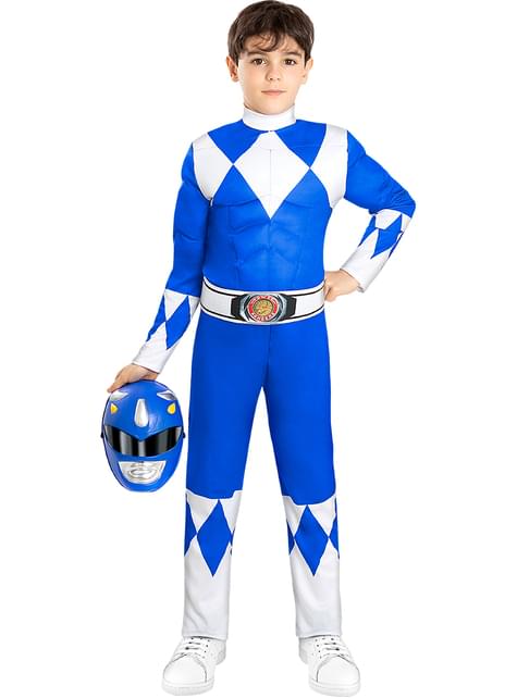 Disfraz Power Ranger Azul para niños - Funiglobal | Funidelia