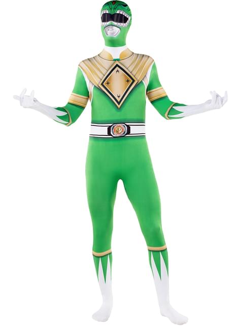 Disfraz Power Ranger verde segunda piel talla grande - Funiglobal | Funidelia