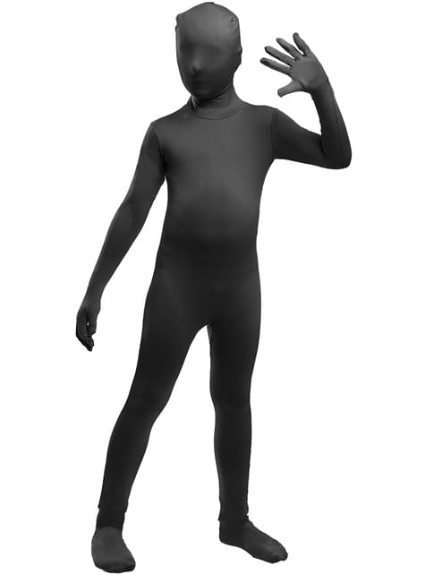 Disfraz segunda piel negro para niños - Funiglobal | Funidelia