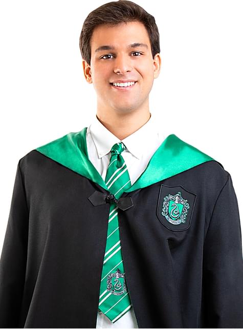Disfraz Slytherin con corbata para adulto - Harry Potter - Funiglobal | Funidelia