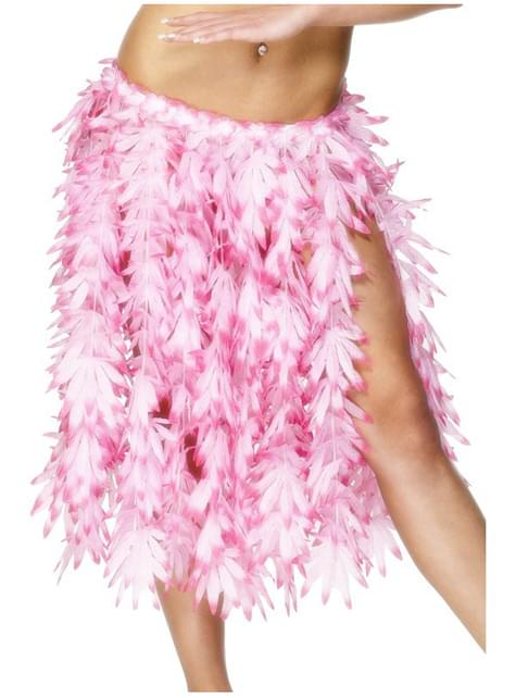 Falda hawaiana rosa - Smiffys | Funidelia