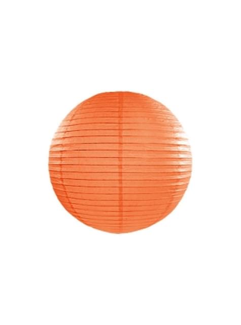 Farolillo naranja de papel de 35 cm - Partydeco | Funidelia