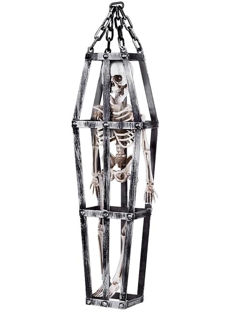 Figura colgante de esqueleto enjaulado - Boland | Funidelia