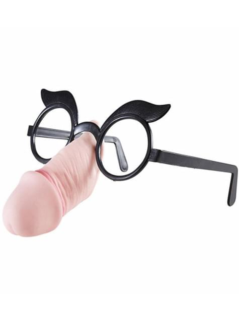 Gafas con nariz de pene - Widmann | Funidelia