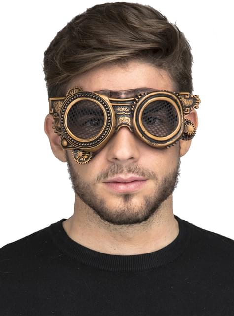 Gafas steampunk doradas para adulto - My Other Me | Funidelia