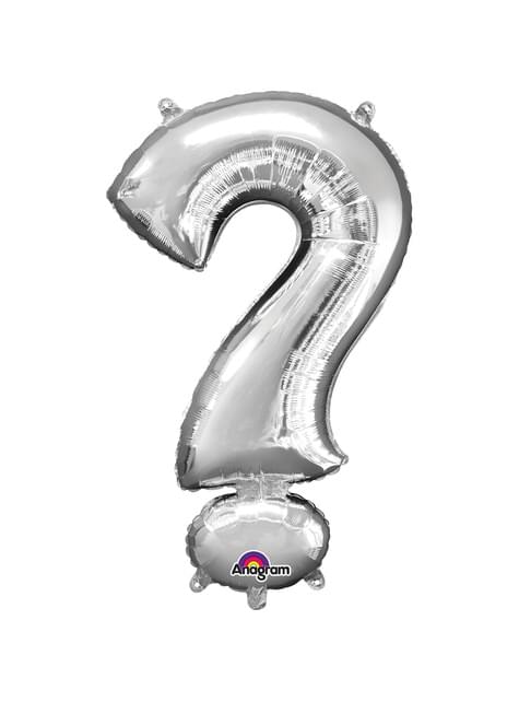 Globo ? Plateado de 40 cm - AMSCAN | Funidelia
