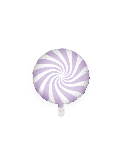 Globo de foil con forma de balón lila