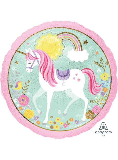 Globo de foil de unicornio (43cm) - Pretty Unicorn