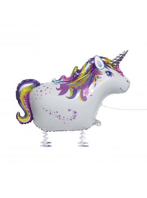 Globo de foil de unicornio mascota - Unique | Funidelia