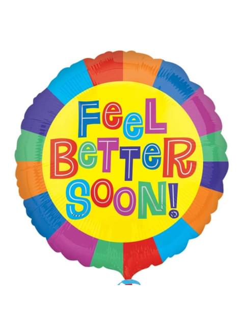 Globo de foil Feel Better Soon! - AMSCAN | Funidelia