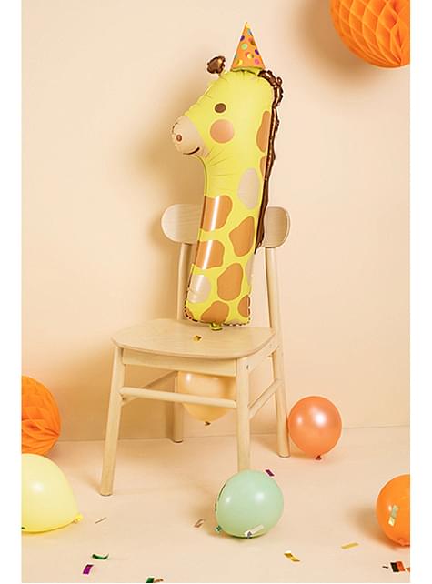 Globo foil “1“ jirafa - Partydeco | Funidelia